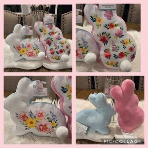 Set of Two Easter Floral Pillows